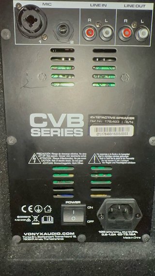 Vonyx CVB-212 Altavoz Profesional