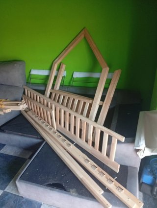 Cuna de madera 1,90x90x1,50