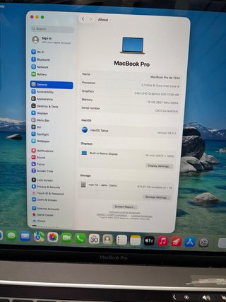 MacBook Pro 16-inch 1TB