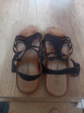 Sandali Footflex per Bambina Taglia 36 Neri