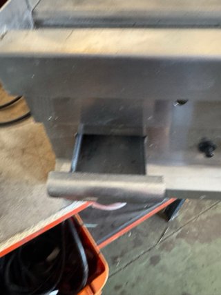 Plancha de gas de acero inoxidable