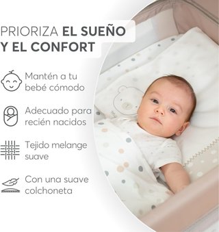 Cuna de Viaje KikkaBoo SO Gifted 120x60