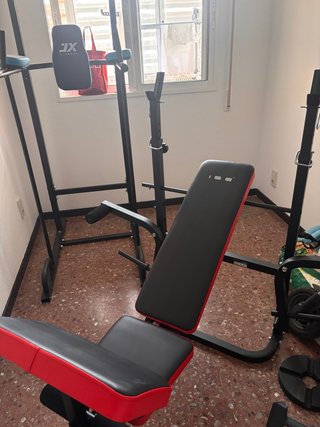 Banco musculación ISE ajustable