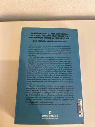 Libro Breaking Bad Descatalogado