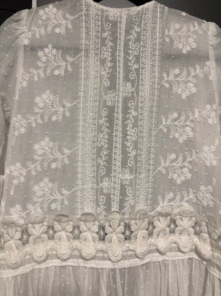Vestido Kaftán Guts & Love Bordado Blanco