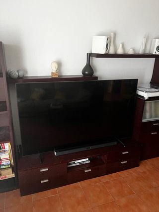 Mueble de salón wengué