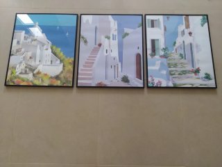 Conjunto 3 cuadros decorativos