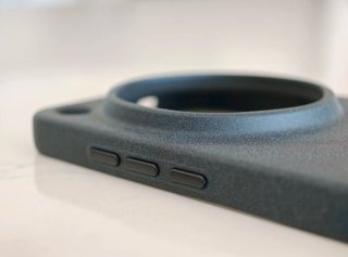 Custodia Sandstone nera per OPPO Find X9 Ultra
