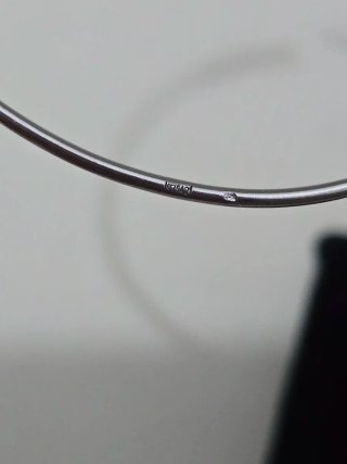 Pulsera rígida plata 925 hoja