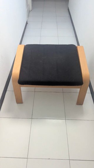 Reposapiés Poäng Ikea Negro