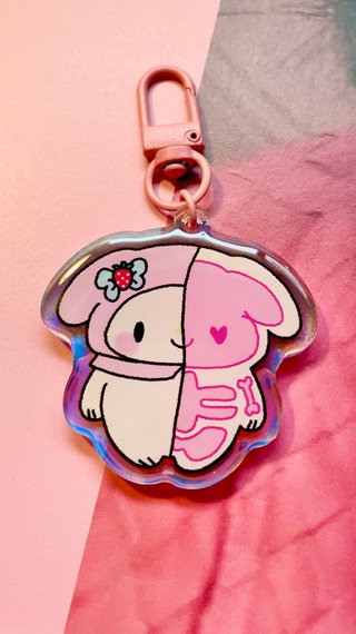 Llaveros Sanrio huesos serie 01 (holografico)