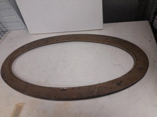 Marco Ovalado Antiguo Madera