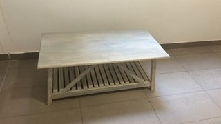 Mesa de centro rústica