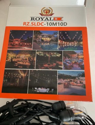 Catena Luminosa Solare ROYAL+ 10M 10 Lampade