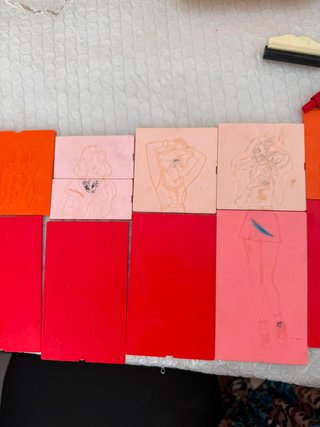 Lote Dibujo Moda Años 80
