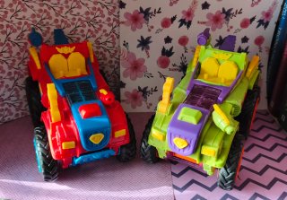 2 Coches Juguete Superzings