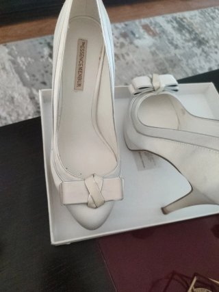 Zapatos de fiesta blancos ESSENCE MENBUR