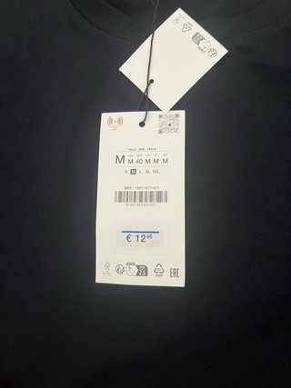 Camiseta negra hombre nueva manga corta