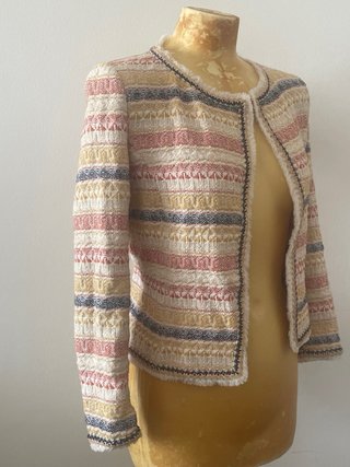 Cárdigan Zara Talla 36 Multicolor