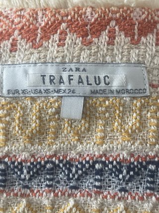 Cárdigan Zara Talla 36 Multicolor