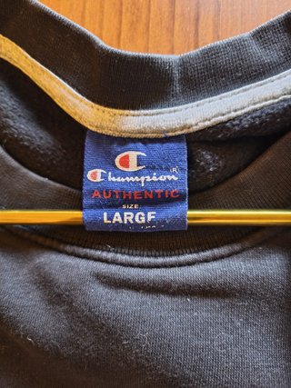 Sudadera Champion Negra Talla L
