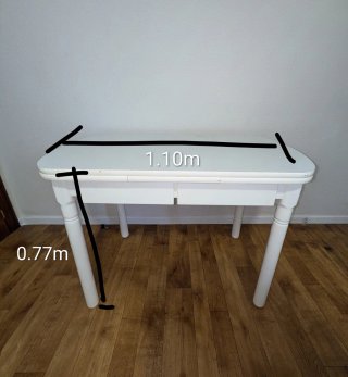 Mesa y 4 Sillas Comedor/Cocina Blancas