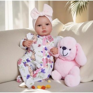 Muñeca reborn bebé silicona rubio
