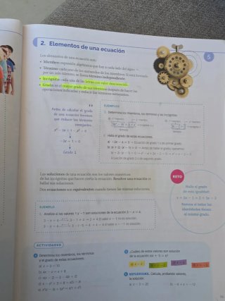Matemáticas 2o ESO.