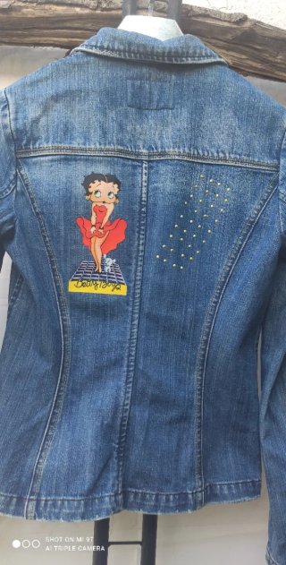 Chaqueta Vaquera Vintage Betty Boop Talla M