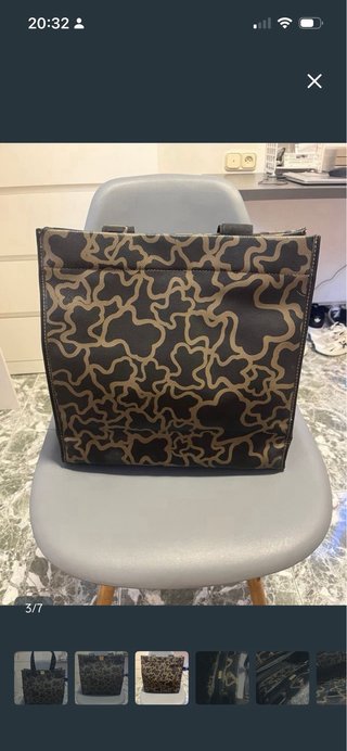 Bolso Tote Tous Negro y Marrón