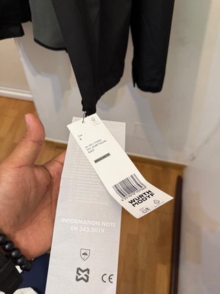 Chaqueta de trabajo negra