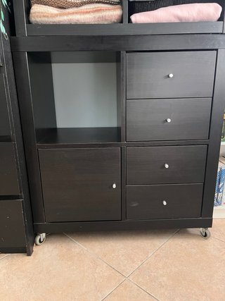 Mueble Almacenaje IKEA Negro