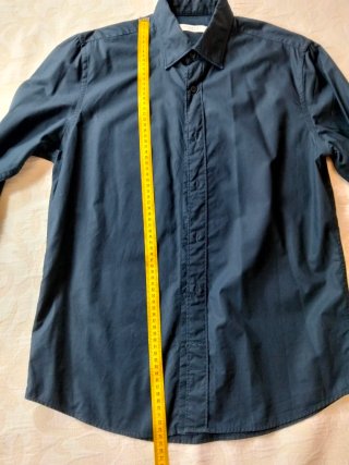 Camisa Cortefiel Azul Manga Larga