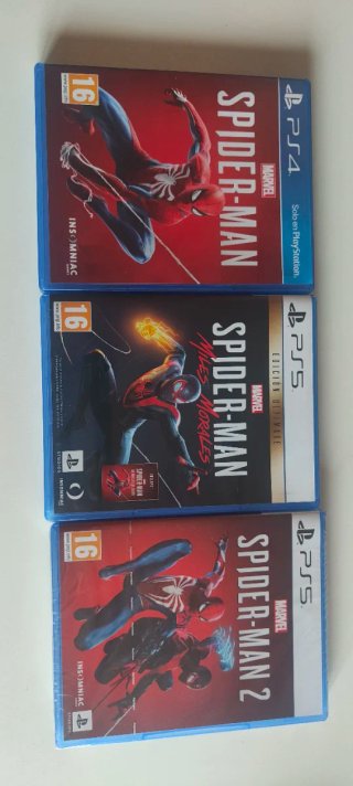 Trilogía Spider-Man PS5 y PS4 precintada