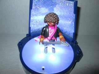 Escenario Playmobil con Guitarrista y Luces