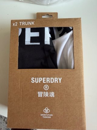 Pack 2 Calzoncillos Superdry Talla S