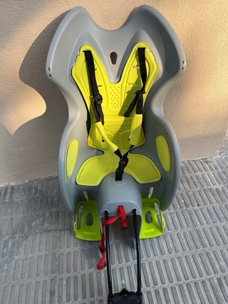 Sillita bici niño gris/verde