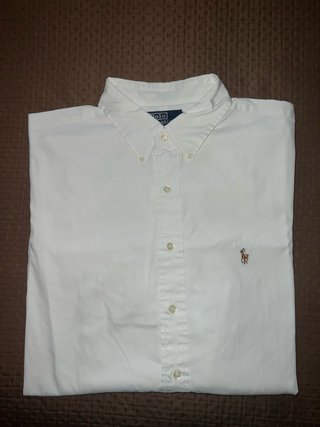 Camicia Polo Ralph Lauren Bianca Uomo
