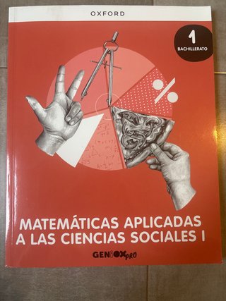 Libro geniox matemáticas aplicadas 1 bachillerato