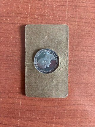 Moneda / Medalla Plata 925 Andorra 1980