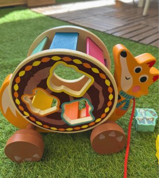 Juguete de arrastre Montessori