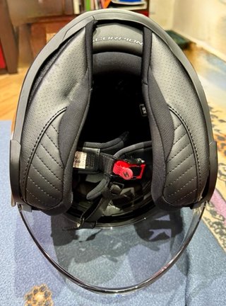 Casco Jet Arancione Metallizzato