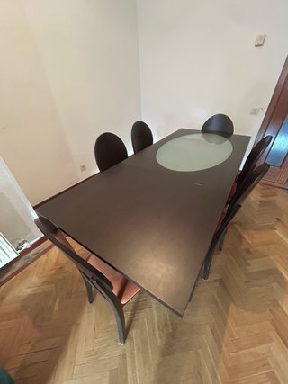 Mesa Comedor Extensible + 6 Sillas