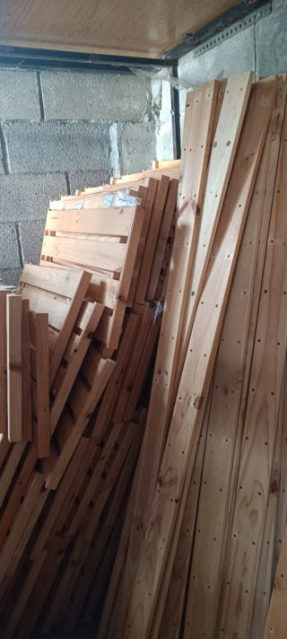 Estanterías modulares de madera
