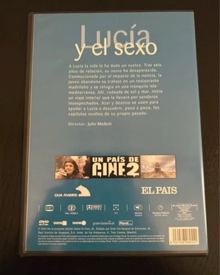 DVD película Lucía y el Sexo (Drama, Romance)