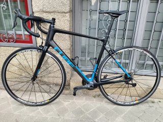 Bicicleta de carretera CUBE Negra/Azul
