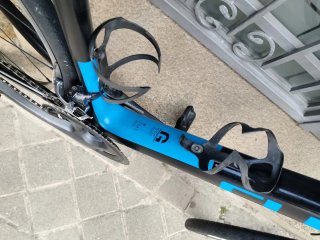 Bicicleta de carretera CUBE Negra/Azul