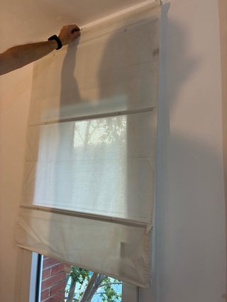 2 Tende (bianche) con magneti IKEA