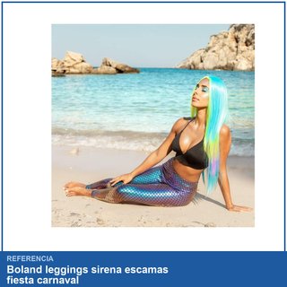 Boland leggings sirena escamas fiesta carnaval