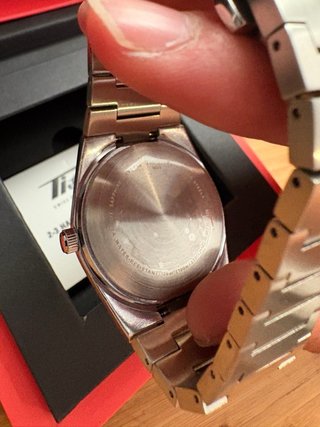 Tissot PRX Reloj Azul y Plateado